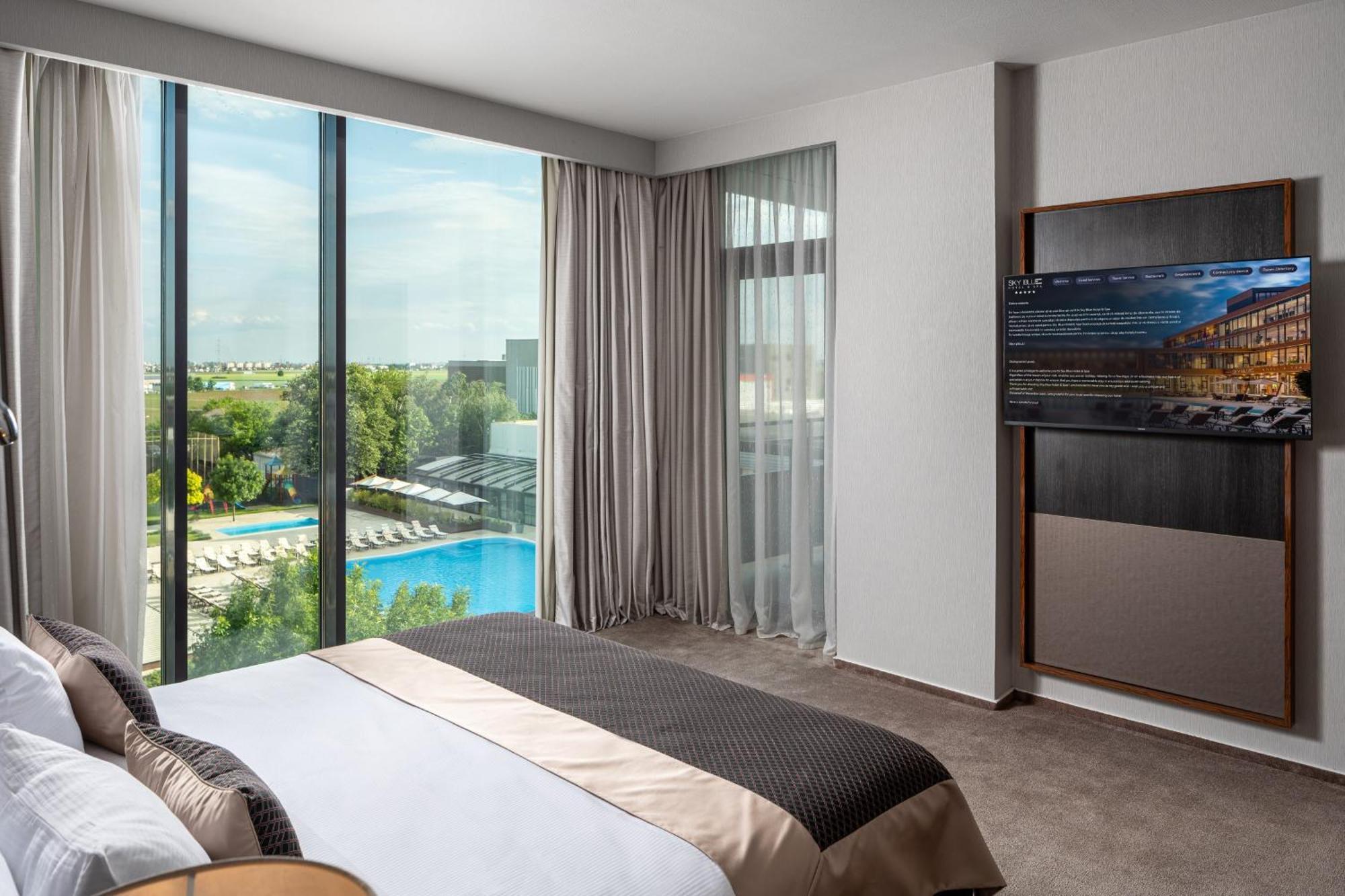 Sky Blue & Hotel